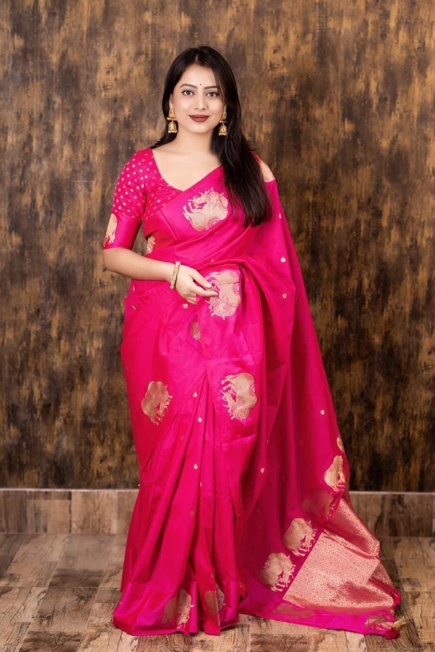 🥻 Banarasi Satin Pattu Saree